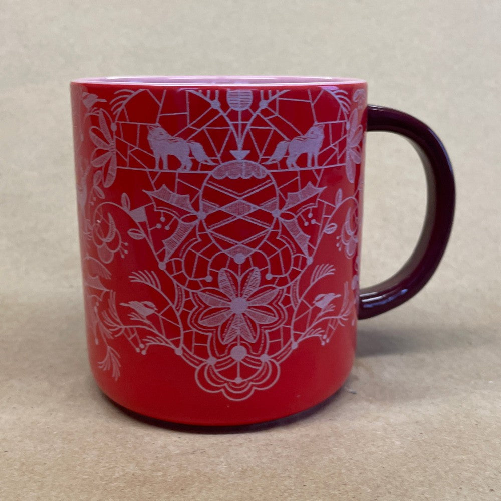 Starbucks Holiday Woodland Lace Mug-2022